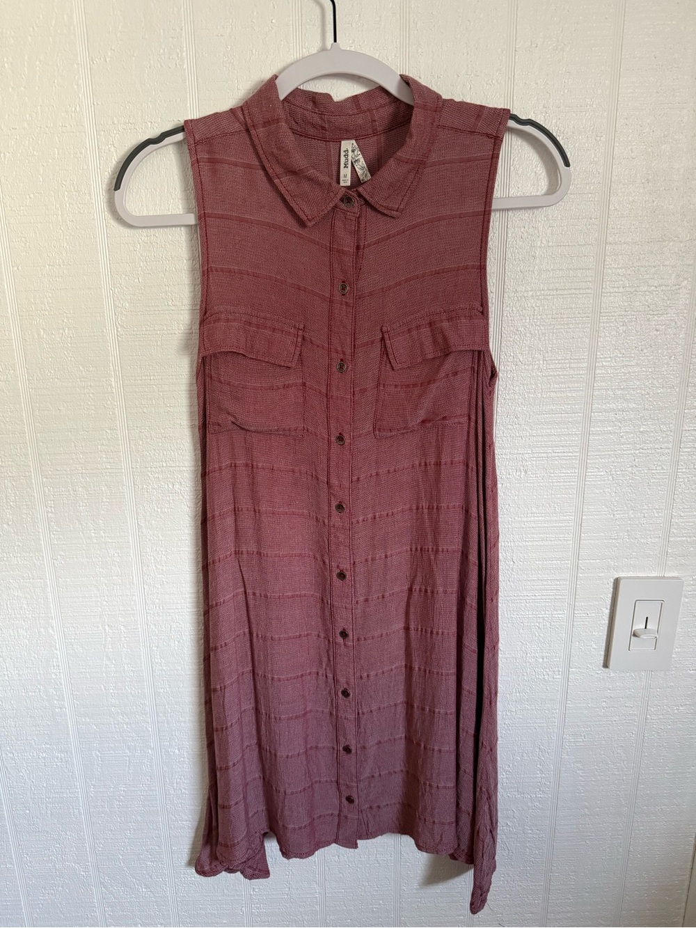 Mudd Trapeze Shirt Dress Size M